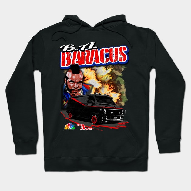 B.A. Baracus Hoodie by BigOrangeShirtShop